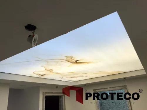 Plafond tendu - Toile tendue - Proteco 