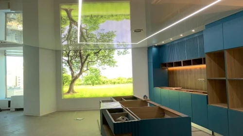 plafond tendu - toile tendu - Proteco 
