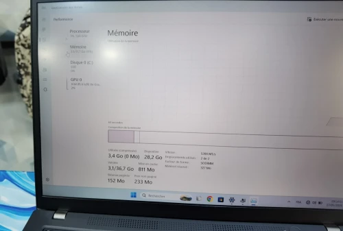 LENOVO THINKPAD T14 GEN 4 CORE I7 1335U 13ÈME 32GB DDR5 512GB NVME TACTILE
