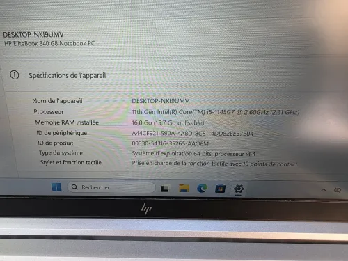 HP ELITEBOOK 840 G8 TACTILE I5 1145G7 16GB 512GB SSD