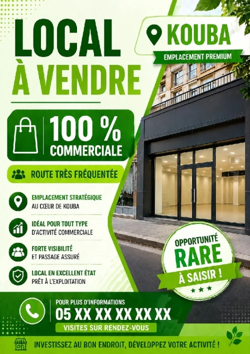 Vente Local Alger Kouba