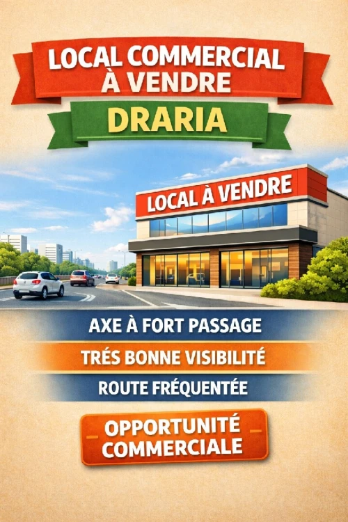 Vente Local Alger Draria