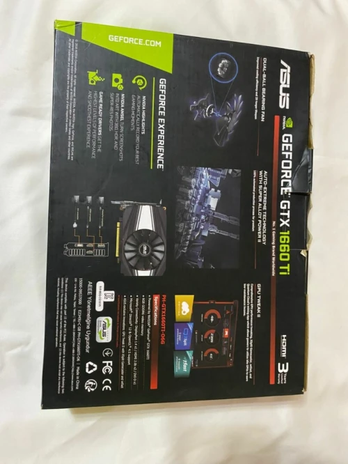 Asus Phoenix GTX 1660 ti oc 6gb Dual-ball
