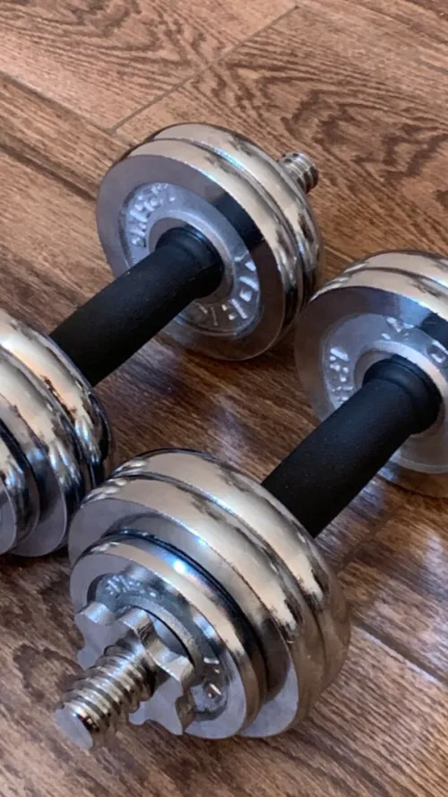 Haltères Musculation réglable 15kg