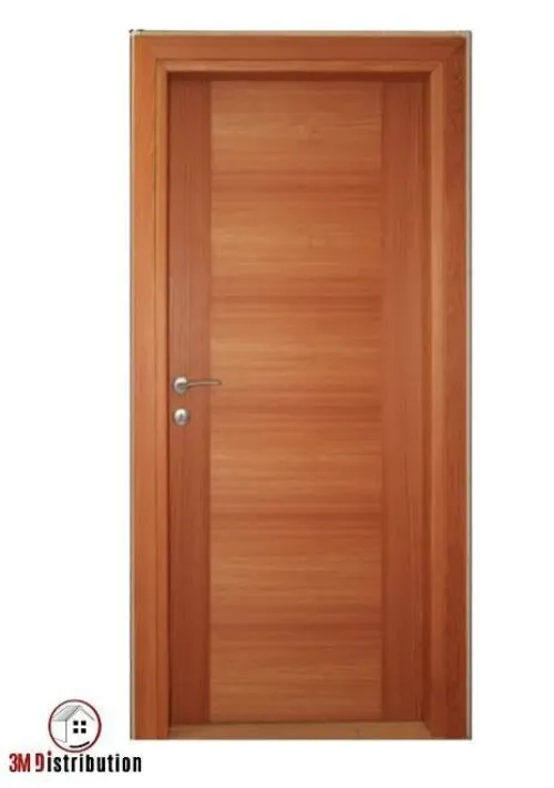 Cadre et porte en bois rouge
