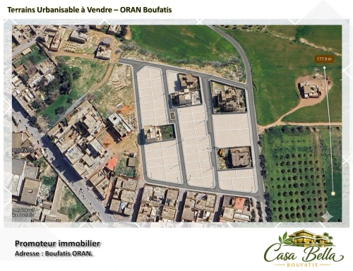 Vente Terrain Oran Boufatis