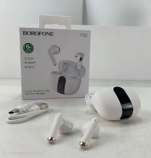 Borofone Écouteurs sans fil FQ2 Hi-Fi Audio  سماعات لاسلكية أصلية