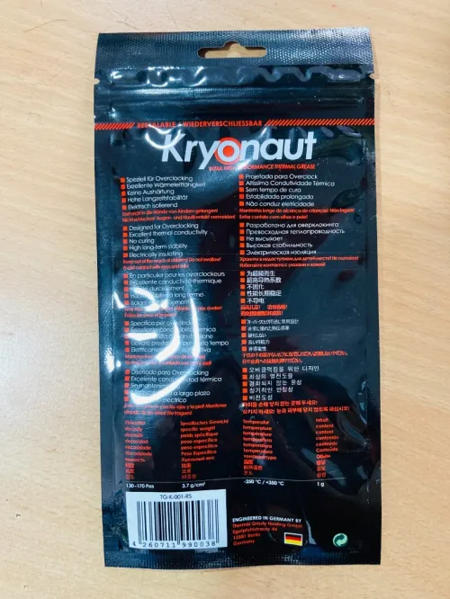 Pâte thermique thermal grizzly ORIGINAL 1g