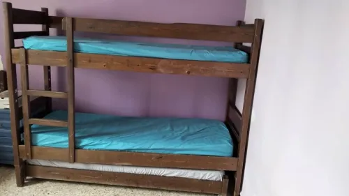 Lit superposé en bois