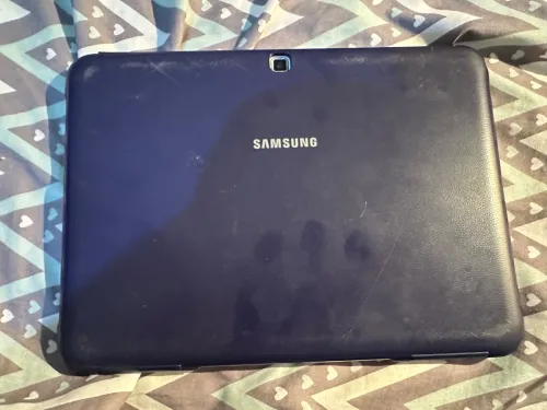 Tablette Samsung Galaxy Tab 4 10.1 16GB - Blanc - WiFi, avec coque de protection, acheté en France Samsung
