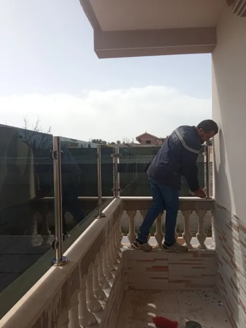 Rampe d'escalier inox et garde corps  