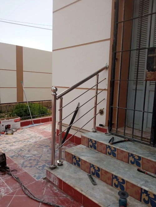 Rampe d'escalier inox et garde corps  