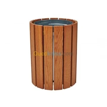 Corbeille en bois - Poubelle