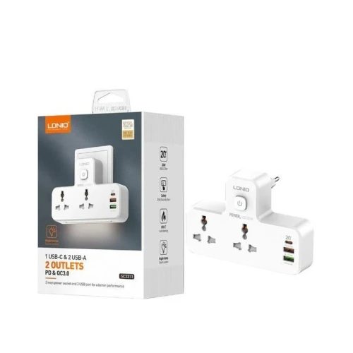 Multiprise LDNIO SIYOTEAM SC2311 avec Lampe Led