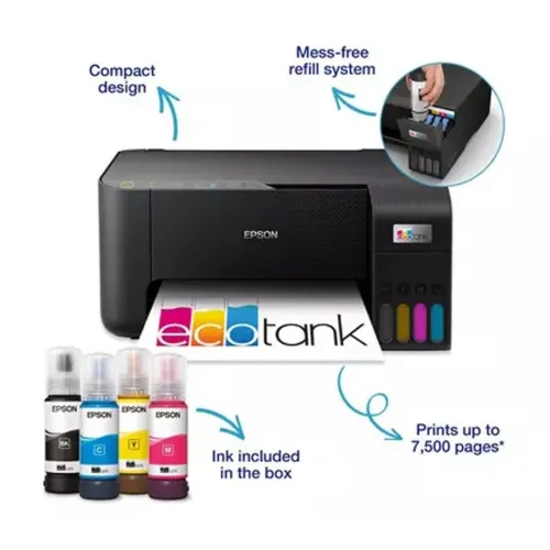 EPSON EcoTank L3252 Imprimante Multifonction a reservoir Wifi Avec Encre Compatible