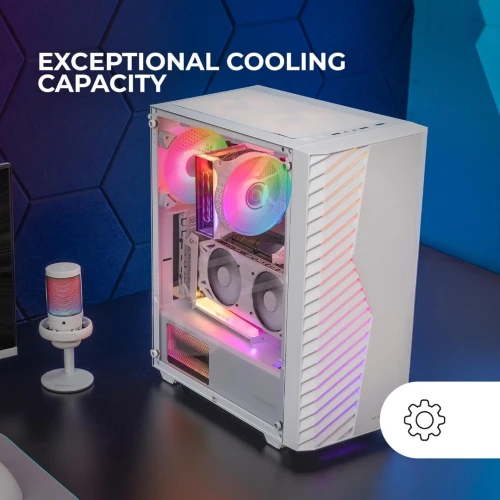 Boitier MARS GAMING MC-VOLT WHITE