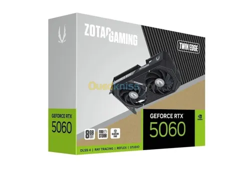 Carte Graphique ZOTAC GAMING GeForce RTX 5060 8GB Twin Edge GDDR7 128BIT