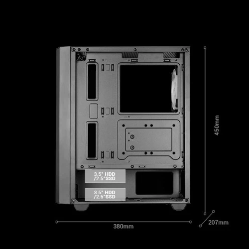 Boitier MARS GAMING MC-VOLT BLACK