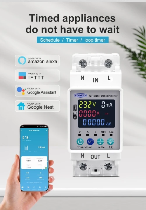 Protecteur de tension intelligent WiFi
