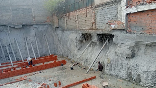 béton projeté blindage