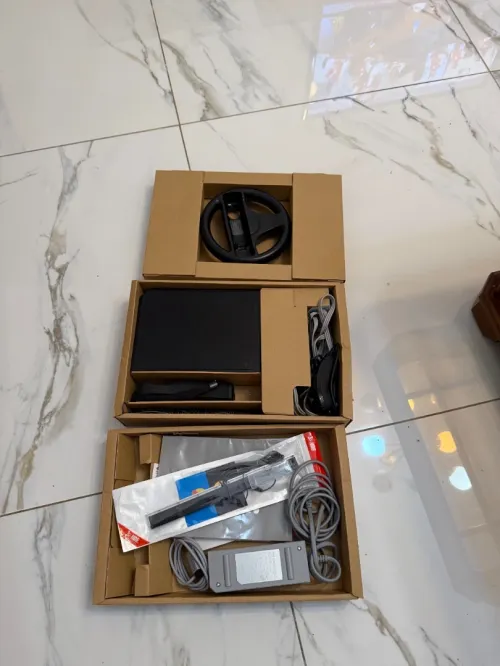 Wii Nintendo avec accessoires non flashe -