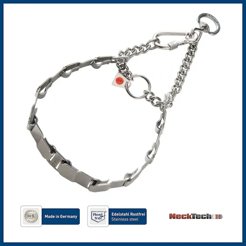 Le  colliers pour chien de la marque HS (Herm. Sprenger) Collier d'éducation et de dressage a base d'acier inoxydable