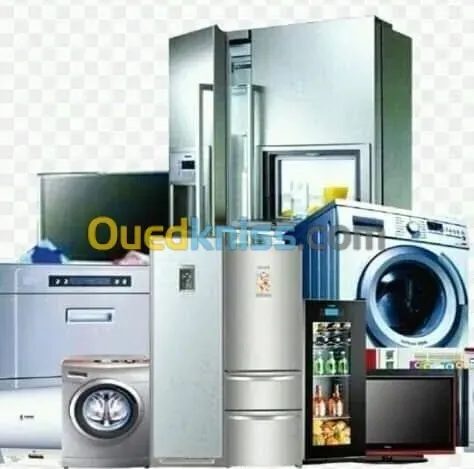 Réparations frigidaire machine à laver - lave vaissell Sache linge machine à jus machine à glaces