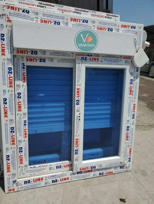 Fenêtre Coulissante En  Pvc Avec Rideau Profil Dz Line