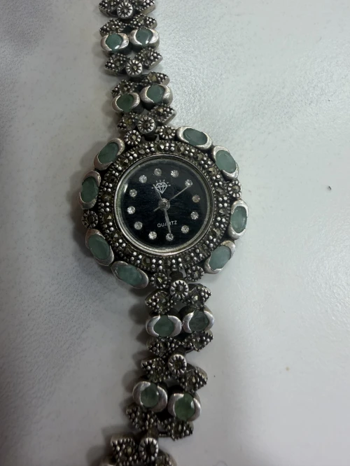 Une. Montre vintage faite en argent, 925 pour femmes femme.