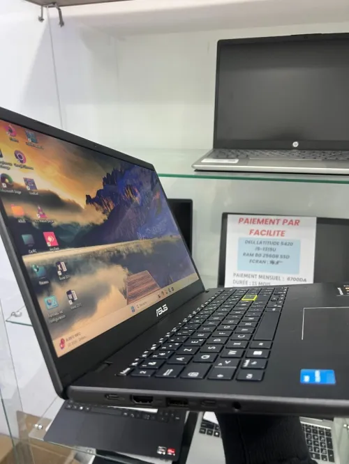 Pc Portable ASUS Vivobook E510KA  Celeron N4500- Vente par facilité 0% intérêt  - 8GO RAM - 256Go SSD- 15,6'' -  Neuf -Garantie 12 Mois