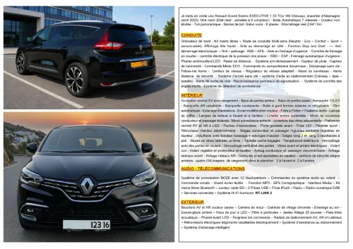 Renault GRAND SCENIC 2023 EXECUTIVE