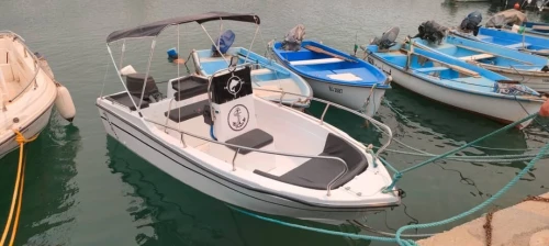 HORS BORD COQ POLYOR 4M90 MOTEUR YAMAHA 60CH 2 TEMPS AUTOLUBE 