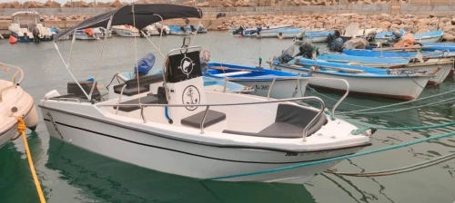 HORS BORD COQ POLYOR 4M90 MOTEUR YAMAHA 60CH 2 TEMPS AUTOLUBE 
