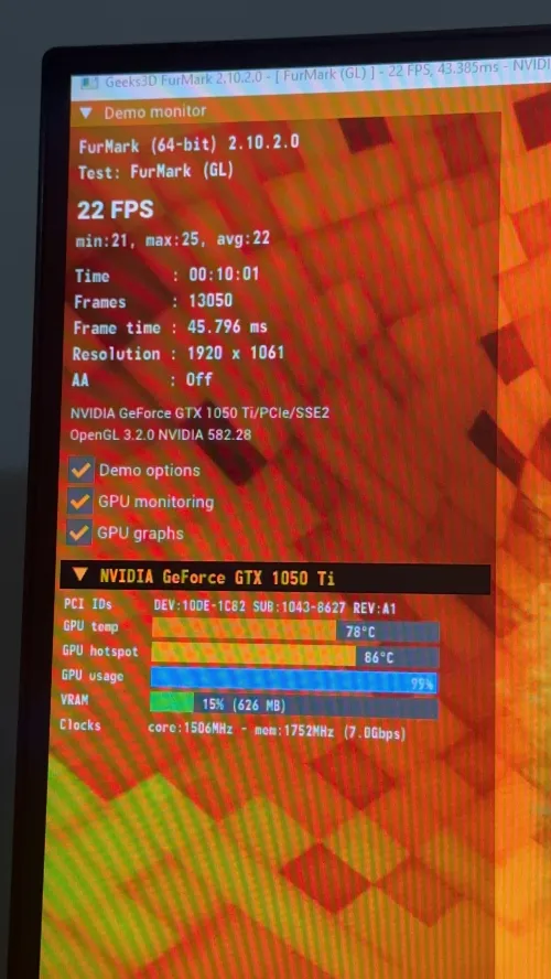 Asus GTX1050ti 4gb