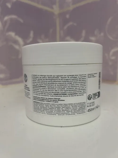 CREME NOURRISSANTE VISAGE ET CORPS PEAUX SECHES A TRES SECHES 450 ML