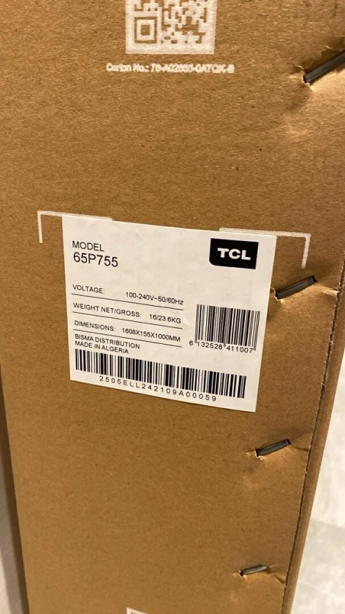 Television TCL 4K Google TV 65 Pouces