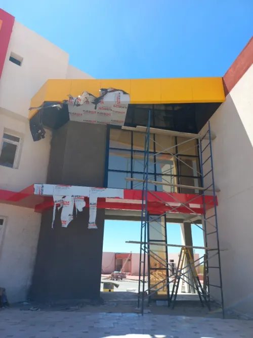 Alucobond mûr rideau 