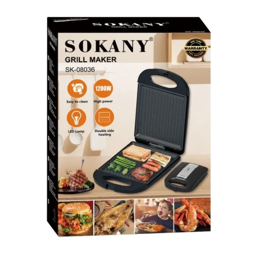 Barbecue Professionnel Sokany 1200 W