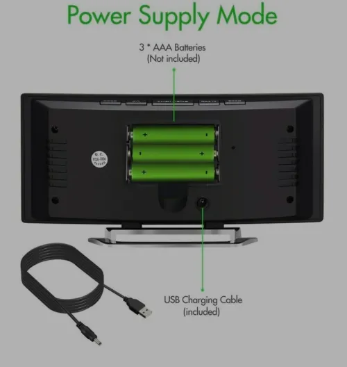 Horloge/Réveil Numérique منبه إلكتروني 