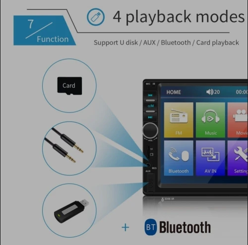 Autoradio Écran Tactile مذياع السيارة بشاشة كبيرة