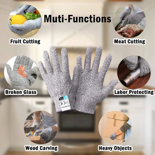 Gants de Protection Anti-Coupe (Niv.5)قفازات حماية من القطع