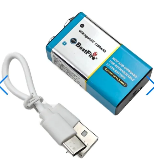 Pile Rechargeable 9V بطارية قابلة للشحن