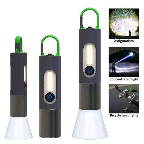 Torche Rechargeable Multifonction 200M مصباح يدوي مقاوم للماء