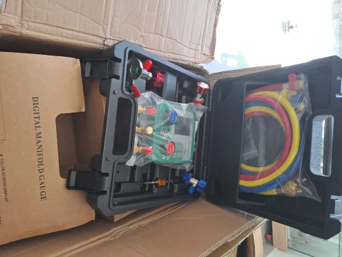  NOUVEAUTÉ Compteur Électronique de Pression Double Manifold Digital 523