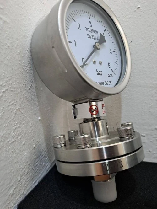 Manomètre WETTOD Inox 316 SS  Raccord ZG1/2