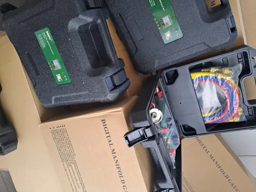  NOUVEAUTÉ Compteur Électronique de Pression Double Manifold Digital 523