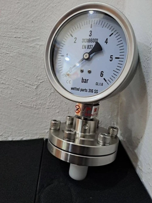 Manomètre WETTOD Inox 316 SS  Raccord ZG1/2