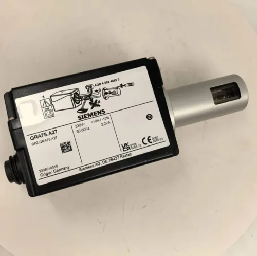 Détecteur de Flamme SIEMENS QRA75.A27  Détection UV pour brûleur industriel