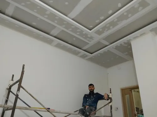 Placoplâtre BA13 led profil et plafond demontabe 