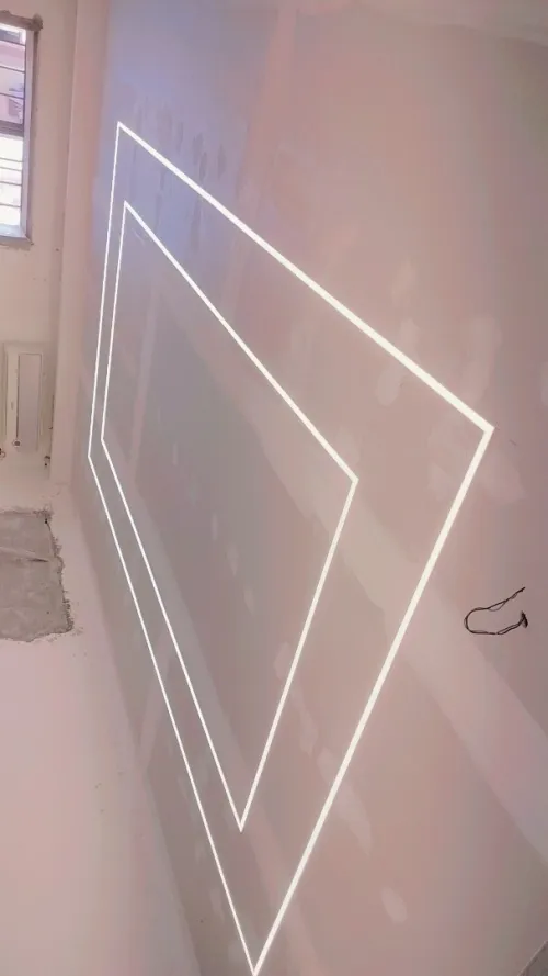 Placoplâtre BA13 led profil et plafond demontabe 